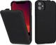 Stilgut STILGUT UltraSlim skórzane etui z klapką do iPhone 11 czarne 1