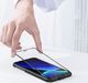 Baseus Baseus 2x szkło na cały ekran Full Screen 0.3mm 9H Anti-bluelight iPhone 11 Pro Max / iPhone XS Max + pozycjoner czarny (SGAPIPH65-WE01) uniwersalny 14