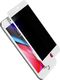 Baseus Baseus szkło na cały ekran Full Screen Privacy Anti-Spy z ramką 0.23mm 9H iPhone 8 Plus / iPhone 7 Plus biały (SGAPIPH8P-ATG02) uniwersalny 1