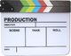 Commlite KLAPS FILMOWY 30x25cm / Biały / na Pisaki - Mazaki 1