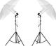 Lampa studyjna Massa ZESTAW OŚWIETLENIOWY 2x600W 5500K 1