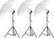 Lampa studyjna Massa Zestaw Oświetleniowy 3x LAMPA 125W = 1800W + Statyw + Parasol / TYP: 1 1