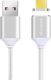 Kabel USB POFAN Kabel Magnetyczny MicroUSB - Srebrny 1