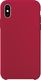 Xqisit XQISIT Silicone for iPhone X/Xs Merlot Red 1