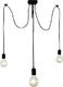 Lampa wisząca ECpower Zd74c Lampa Sufitowa Żyrandol Pająk 3 Ramiona E27 Uniwersalny 1