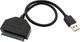 Adapter USB Hertz AK273 KABEL PRZEJŚCIÓWKA ADAPTER USB 3.0 - SATA uniwersalny 1