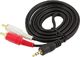 Kabel Hertz Jack 3.5mm - RCA (Cinch) x2 1.5m czarny (V31AC-AK233) 1