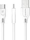 Kabel USB Somostel USB-A - 1 m Biały (SMS-BT09 Biały) 1