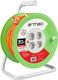 Armac PRZEDŁUŻACZ BĘBNOWY 30M 4X2P+Z, 16A, 3680W, PRZEWÓD 3X1.5MM H05VV-F ARMAC 1