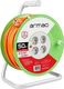 Armac PRZEDŁUŻACZ BĘBNOWY 50M 4X2P+Z, 16A, 3680W, PRZEWÓD 3X1.5MM H05VV-F ARMAC 1
