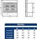 Dospel Wentylator ścienny STYL 150 S 007-0005 domowy łazienkowy 3