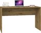 Biurko Topeshop Plus Brązowe 120 cm x 50 cm 3