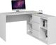 Topeshop KOMODA 2D3S 120CM BIEL 3 SZUFLADY 2 DRZWI SALON 3