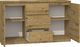 Topeshop KOMODA 2D3S 120CM DĄB ARTISAN 3 SZUFLADY 2 DRZWI SALON 1