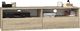 Topeshop STOLIK SZAFKA RTV RUMBA 140CM DĄB SONOMA 1