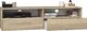 Topeshop STOLIK SZAFKA RTV RUMBA 140CM DĄB SONOMA 1