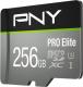 Karta PNY PRO Elite MicroSDXC 256 GB Class 10 UHS-I/U3 A1 V30 (P-SDU256V31100PRO-GE) 1