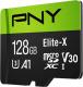 Karta PNY Elite-X MicroSDXC 128 GB Class 10 UHS-I/U3 A1 V30 (P-SDU128U3WX-GE) 1