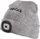 Latarka czołowa Rooks ROOKS CZAPKA SZARA Z LAMPKĄ USB 80LUM OK-03.3016 1