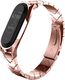 Mijobs Bransoletka V-Style GT band Mijobs do Xiaomi Mi Band 3/4 różowa uniwersalny 1