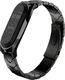 Mijobs Bransoletka V-Style GT band Mijobs do Xiaomi Mi Band 3/4 czarna uniwersalny 1