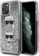 Karl Lagerfeld Karl Lagerfeld KLHCN65KCGLSL iPhone 11 Pro Max hardcase srebrny/silver Glitter Karl&Choupette 1