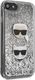 Karl Lagerfeld Karl Lagerfeld KLHCI8KCGLSL iPhone 7/8 /SE 2020 hardcase srebrny/silver Glitter Karl&Choupette 3