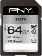 Karta PNY Elite SDXC 64 GB Class 10 UHS-I/U1  (P-SD64GU1100EL-GE) 1