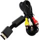 Kabel Hertz Scart - RCA (Cinch) x3 1.8m czarny (2018-uniw) 1