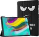 Etui na tablet Alogy Etui Alogy Book Cover do Galaxy Tab S5e 10.5 2019 Don't Touch My Pad + Szkło uniwersalny 1