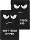 Etui na tablet Alogy Etui Alogy Book Cover do Galaxy Tab S5e 10.5 2019 Don't Touch My Pad + Szkło uniwersalny 2