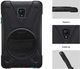Etui na tablet Alogy Etui Alogy Pirate Armor do Galaxy Tab A 8.0 T380/T385 z rzepem + Szkło uniwersalny 12