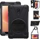 Etui na tablet Alogy Etui Alogy Pirate Armor do Galaxy Tab A 8.0 T380/T385 z rzepem + Szkło uniwersalny 2
