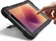 Etui na tablet Alogy Etui Alogy Pirate Armor do Galaxy Tab A 8.0 T380/T385 z rzepem + Szkło uniwersalny 3