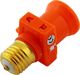 ECpower ZD40A ROZGAŁĘŹNIK ŻARÓWKI POMARAŃCZOWY E27 uniwersalny 1