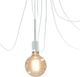 Lampa wisząca ECpower ZD74B LAMPA SUFITOWA ŻYRANDOL PAJĄK 6 RAMION BIAŁA uniwersalny 1