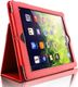 Etui na tablet 4kom.pl Etui Stojak Apple iPad 9.7 2017 / 2018 Czerwone + Szkło hartowane uniwersalny 2