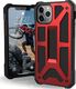 UAG Etui UAG Urban Armor Gear Monarch do iPhone 11 Pro Crimson Red Leather + Szkło Alogy uniwersalny 1