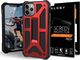 UAG Etui UAG Urban Armor Gear Monarch do iPhone 11 Pro Crimson Red Leather + Szkło Alogy uniwersalny 8