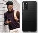 Spigen Etui Spigen Liquid Air do Samsung Galaxy S20 Matte Black + Szkło Mocolo 3D UV uniwersalny 6