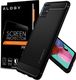 Spigen Etui Spigen Rugged Armor do Samsung Galaxy A71 Matte Black + Szkło Alogy uniwersalny 1