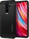 Spigen Etui Spigen Rugged Armor do Redmi Note 8 Pro Matte Black + Szkło 3mk ekran + 3mk obiektyw uniwersalny 3