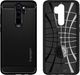 Spigen Etui Spigen Rugged Armor do Redmi Note 8 Pro Matte Black + Szkło 3mk ekran + 3mk obiektyw uniwersalny 5