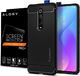 Spigen Etui Spigen Rugged Armor do Xiaomi Mi 9T/ 9T Pro/ K20/ K20 Pro Matte Black + Szkło Alogy uniwersalny 6