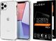 Spigen Etui Spigen Liquid Crystal do Apple iPhone 11 Pro Max Clear + szkło uniwersalny 6