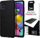 Spigen Etui Spigen Liquid Air do Samsung Galaxy A51 Matte Black + Szkło 3mk uniwersalny 7