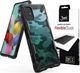 Ringke Etui Ringke Fusion X do Samsung Galaxy A51 Camo Black + Szkło 3mk uniwersalny 7
