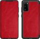 Etui Leather Book Samsung A51 A515 czerwony/red 1