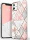 Supcase Etui Supcase Cosmo Lite do Apple iPhone 11 Marble Pink + Szkło Alogy uniwersalny 1