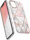 Supcase Etui Supcase Cosmo Lite do Apple iPhone 11 Marble Pink + Szkło Alogy uniwersalny 3